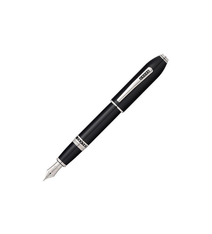 Писалка Cross Peerless 125 Years  Black Lacquer/Platinum