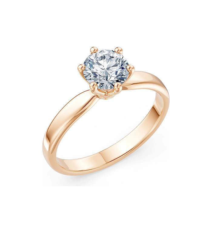 Cara пръстен с диамант 1.00 ct GIA сертификат – ЗЛАТНО БИЖУ 14К K101-10040R(6.5)/14K