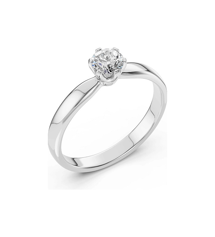 Cara пръстен с диамант 0.40 ct GIA сертификат – ЗЛАТНО БИЖУ 14К K101-10040W(4.7)/14K