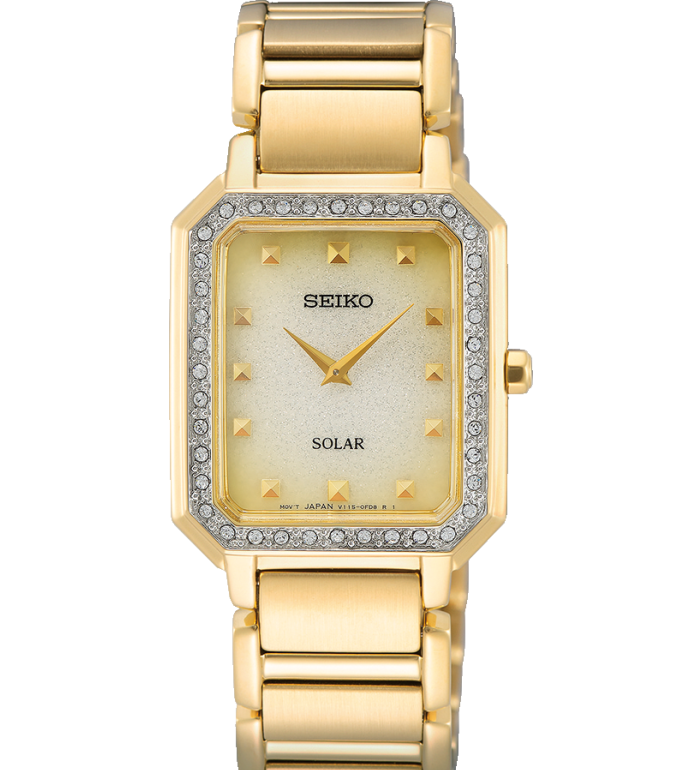 SEIKO SOLAR 25MM LADIES WATCH SUP444P1