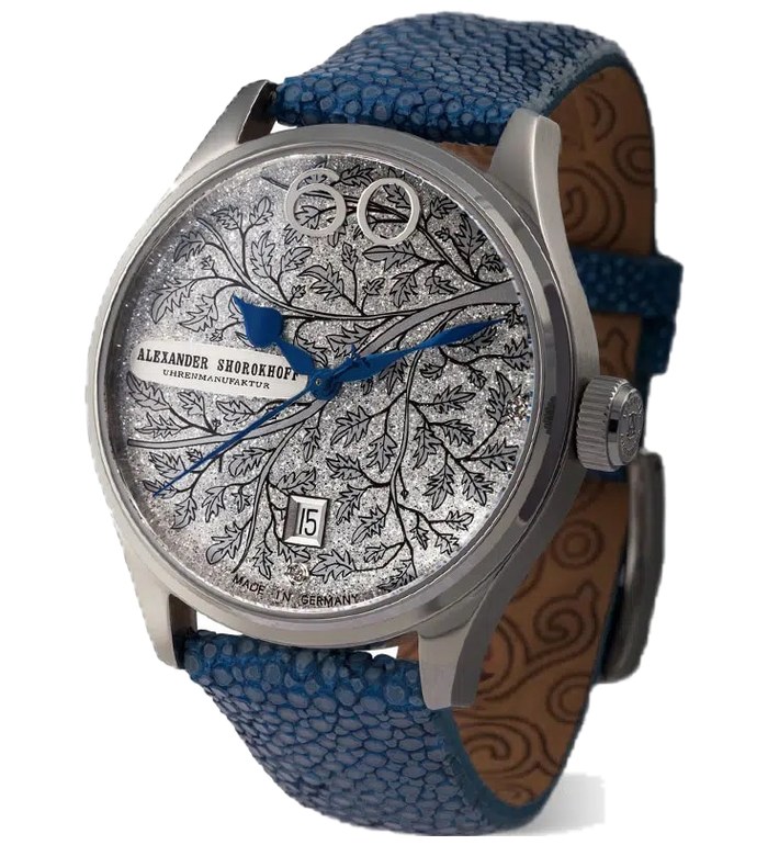 ALEXANDER SHOROKHOFF WINTER AUTOMATIC 39MM  LADIES  WATCH GERMAN DESIGN AWARD LIMITED EDITION 287 PIECES  AS-LA-WIN-3