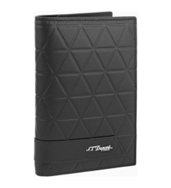 Калъф за паспорт S.T.Dupont Black Firehead Passport Holder 161114