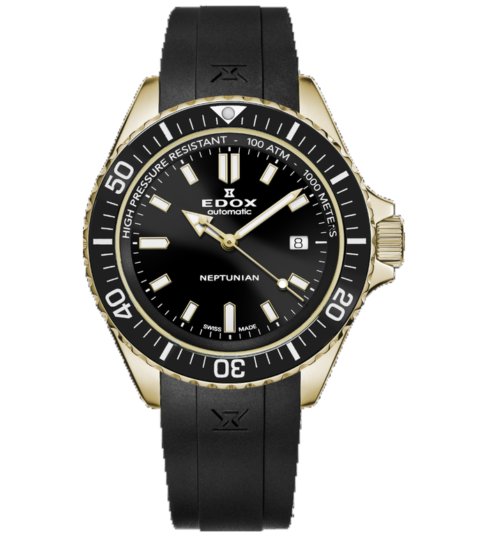 EDOX NEPTUNIAN AUTOMATIC 44MM MEN'S WATCH  80120 37JCA NID