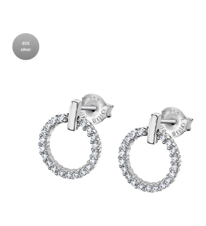 LOTUS SILVER SILVER EARRINGS LP3100-4/1