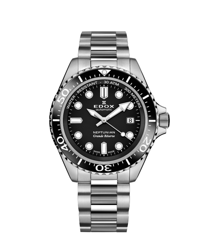 Edox Neptunian Grande Réserve Date Automatic 80801 3NM NIN