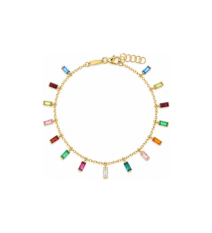 Cara Diamanti gold bracelet with zirconia RZ1566 C1