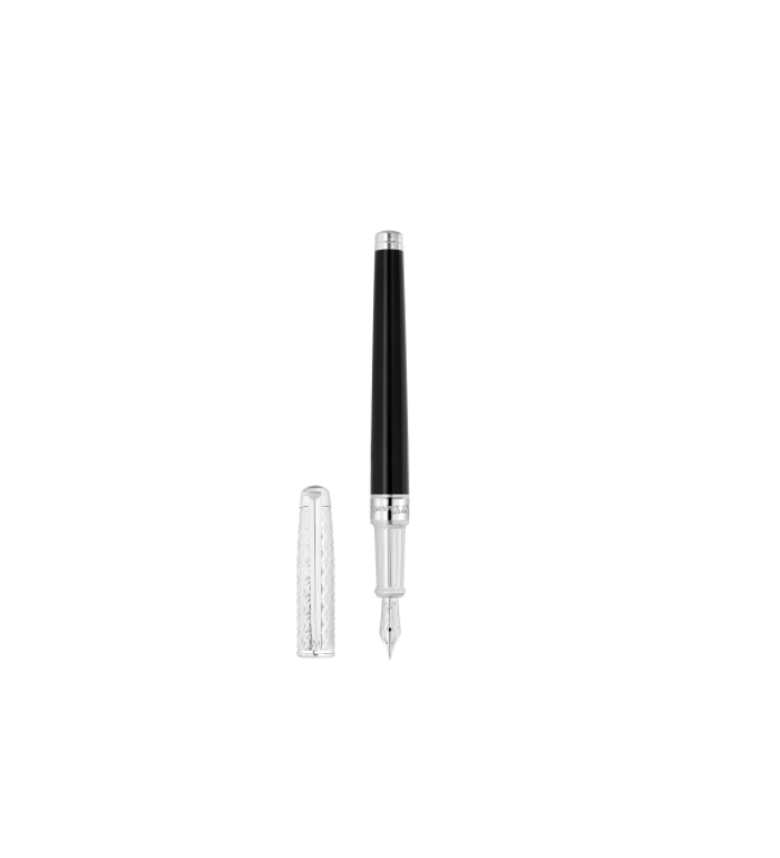 ПИСАЛКА S.T.DUPONT LINE D ETERNITY LARGE BLACK AND PALLADIUM 420220L
