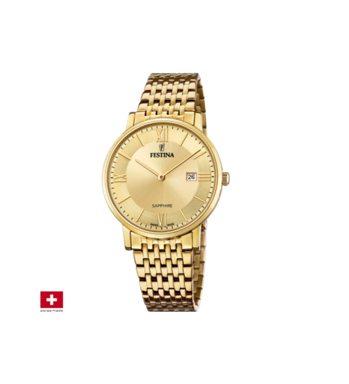 ЧАСОВНИК FESTINA SWISS MADE 39.3MM F20020/2