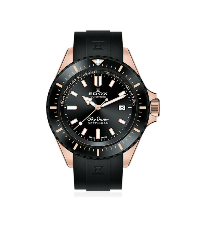 EDOX SKYDIVER NEPTUNIAN EDITION AUTOMATIC 44MM MEN'S 80120 37RNNCA NIR