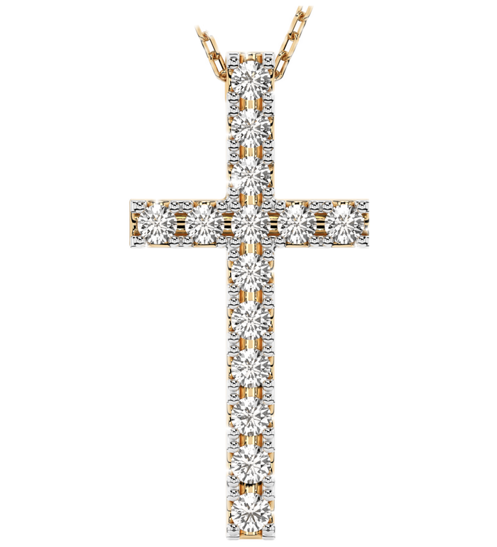 CARA DIAMANTI Златно колие с диаманти K104-10025Y