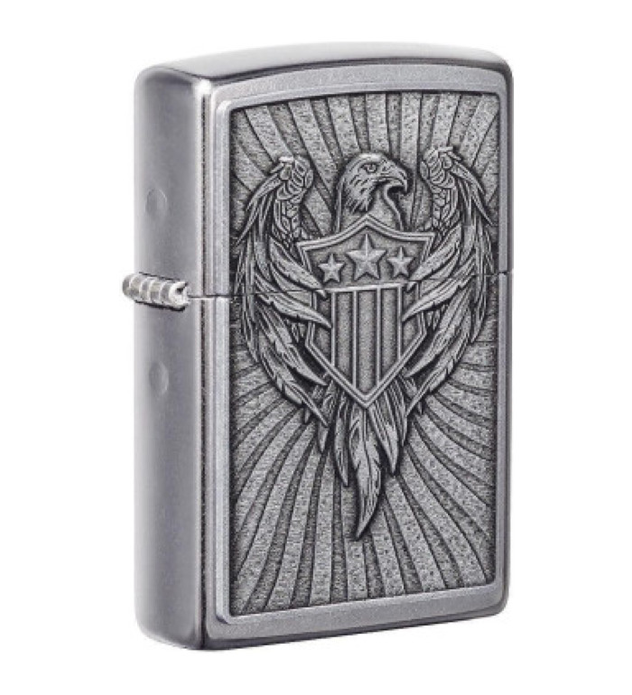 Запалка Zippo Eagle Shield Emblem Design 49450
