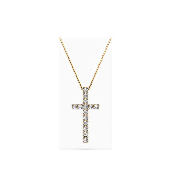 Cara колие с диаманти 0.20 ct – ЗЛАТНО БИЖУ 14К K104-10025Y/14K