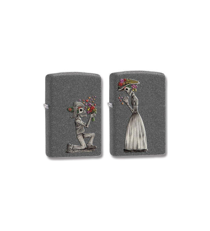 Комплект запалки Zippo 28987 Day Of The Dead Skeletons