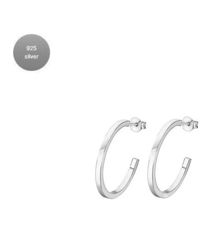 LOTUS SILVER PURE ESSENTIAL SILVER EARRINGS LP3203-4/3