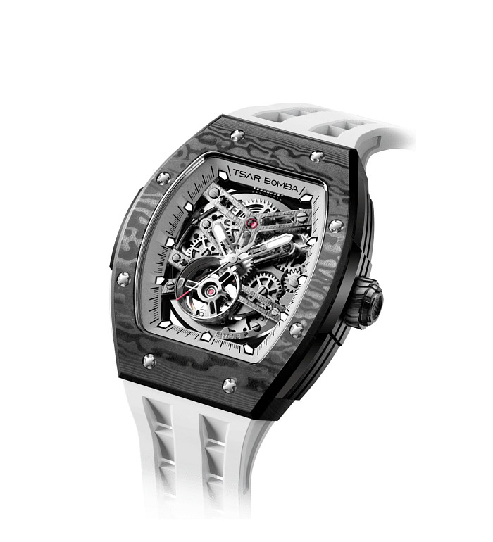 TSAR BOMBA T-Elemental Carbon Fiber Elite White TB8228CF-03