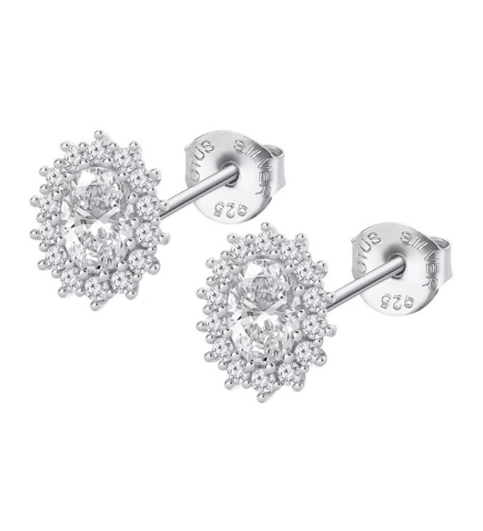 LOTUS SILVER WOMEN'S SILVER SILVER EARRINGS LP3459-4/2