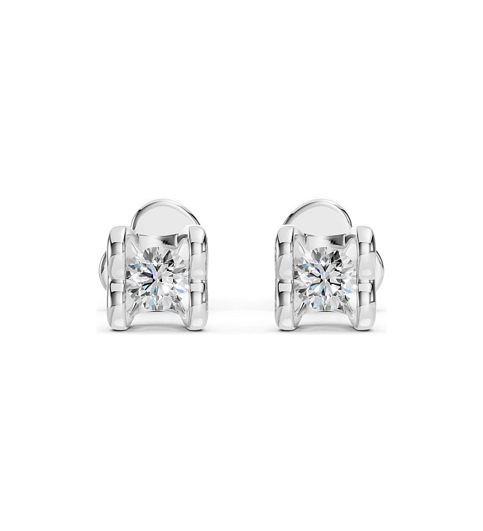 Cara обеци с диаманти 0.20 ct – ЗЛАТНО БИЖУ 14К K102-10013/2W(3.0)/14K