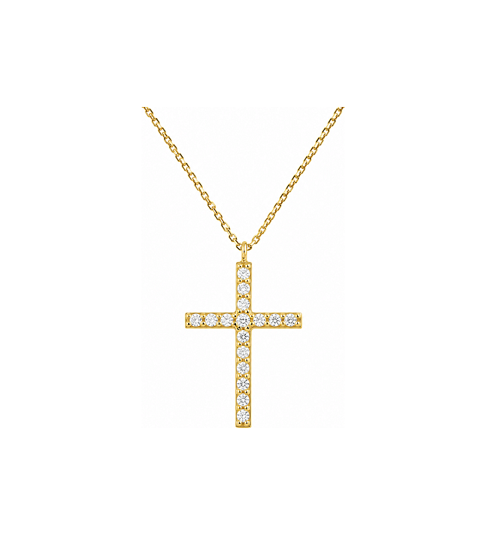 Cara Diamanti златно колие с цирконии P3258G