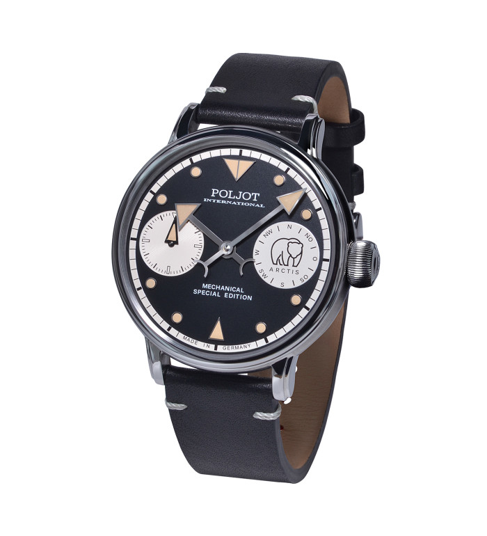 Часовник POLJOT INTERNATIONAL ARCTIS HAND WINDING 43MM MEN'S WATCH LIMITED EDITION 100PIECES 9011.1940414