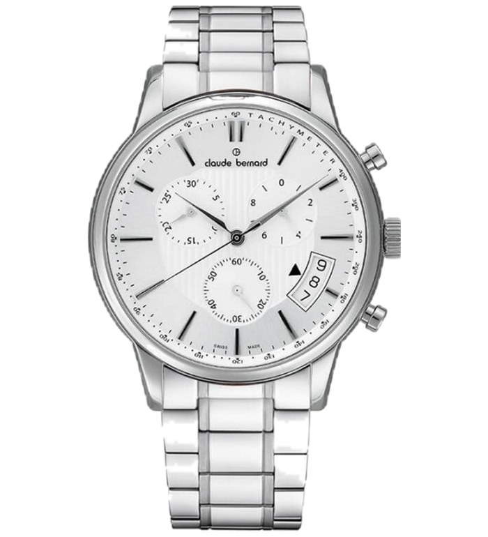 CLAUDE BERNARD CLASSIC CHRONO 42MM MEN'S WATCH 01002 3M2 AIN