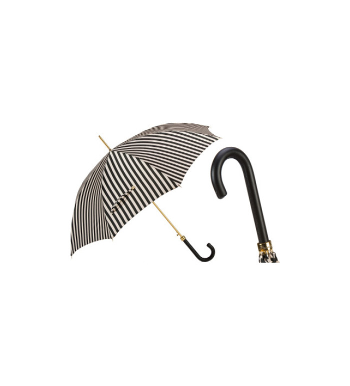 PASOTTI BLACK AND WHITE   STRIPED  ДАМСКИ ЧАДЪР  460 21352-1 P