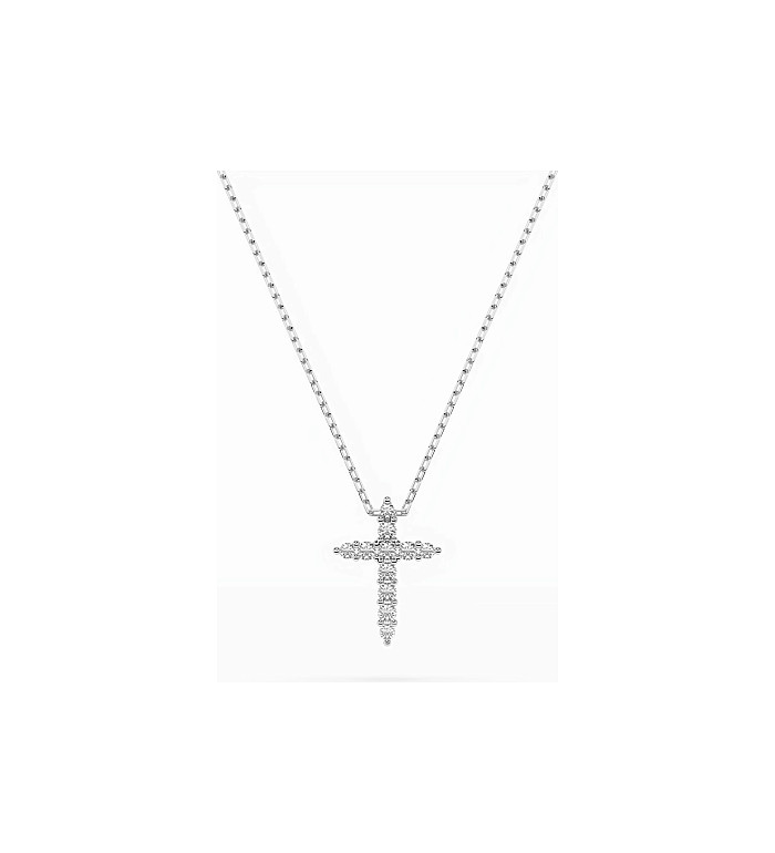 Cara колие с диаманти 0.07+0.02 ct – ЗЛАТНО БИЖУ 14К K104-10020W/14K