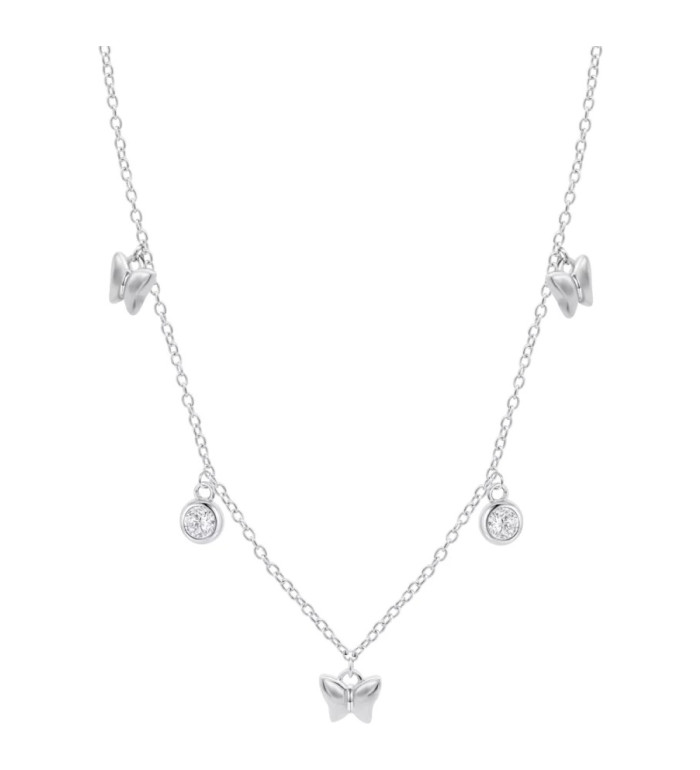 LOTUS SILVER LOVE RING SILVER NECKLACE LP3900-1/1