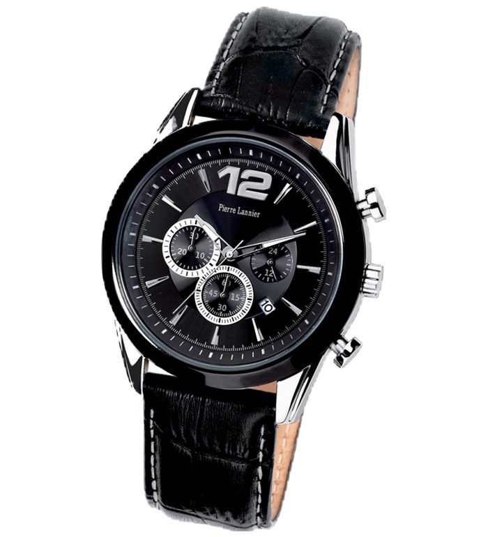 PIERRE LANNIER ELEGANCE CHRONO 47MM MEN'S WATCH 274D133