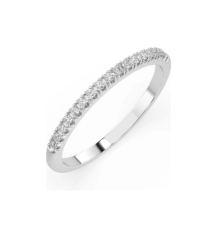 Cara пръстен с диаманти 0.14 ct – ЗЛАТНО БИЖУ 14К K101-10076W/14K