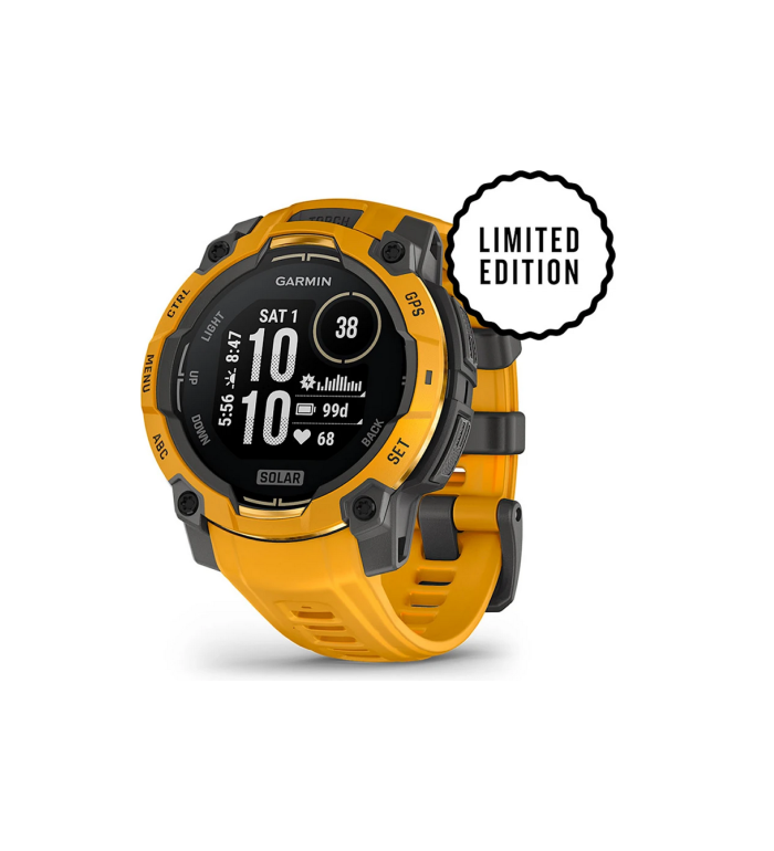 GARMIN INSTINCT® 3 45 ММ SOLAR С SUNBURST/GREY КАИШКА 010-02934-02
