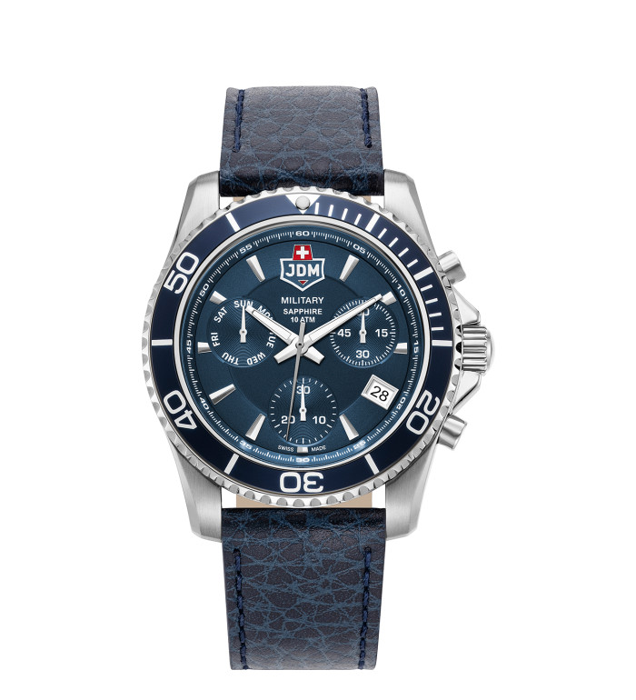 JDM Military Sapphire Sierra Chrono JDM-WG019-06