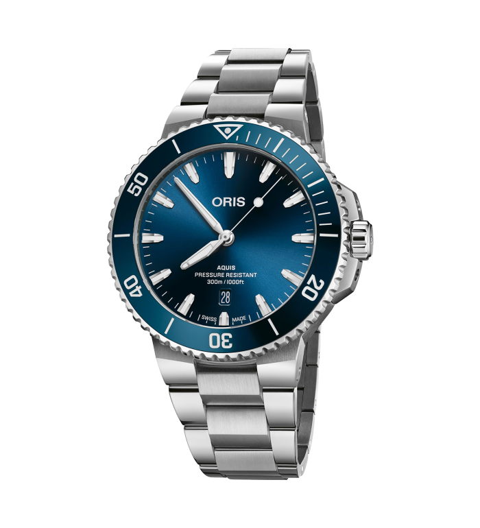 ORIS AQUIS DATE 43.5MM 733 7789 4153-07 8 23 04PEB