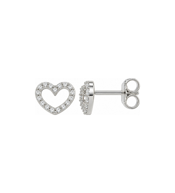 Cara Diamanti gold earrings with diamonds BB0291W/0.19ctsSI/H