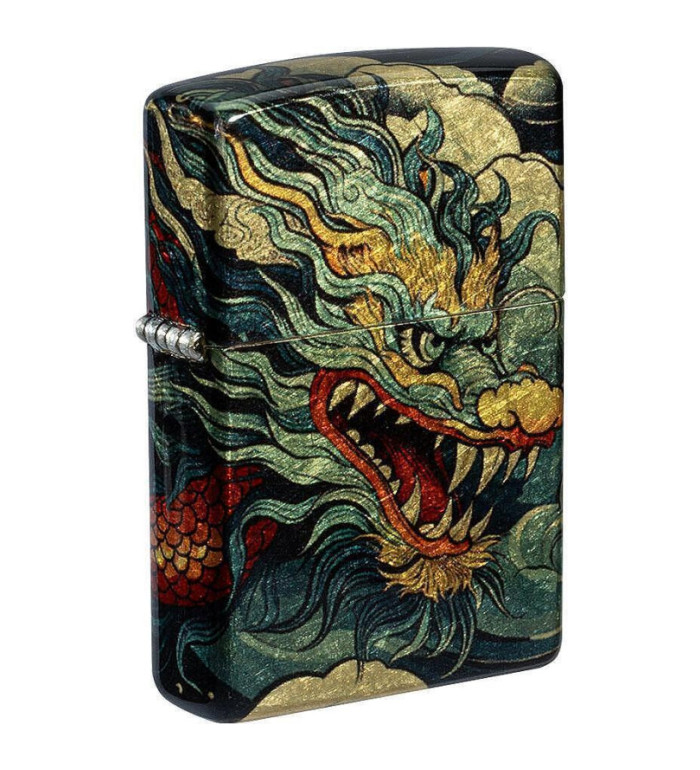 LIGHTER ZIPPO - FLYING DRAGON DESIGN