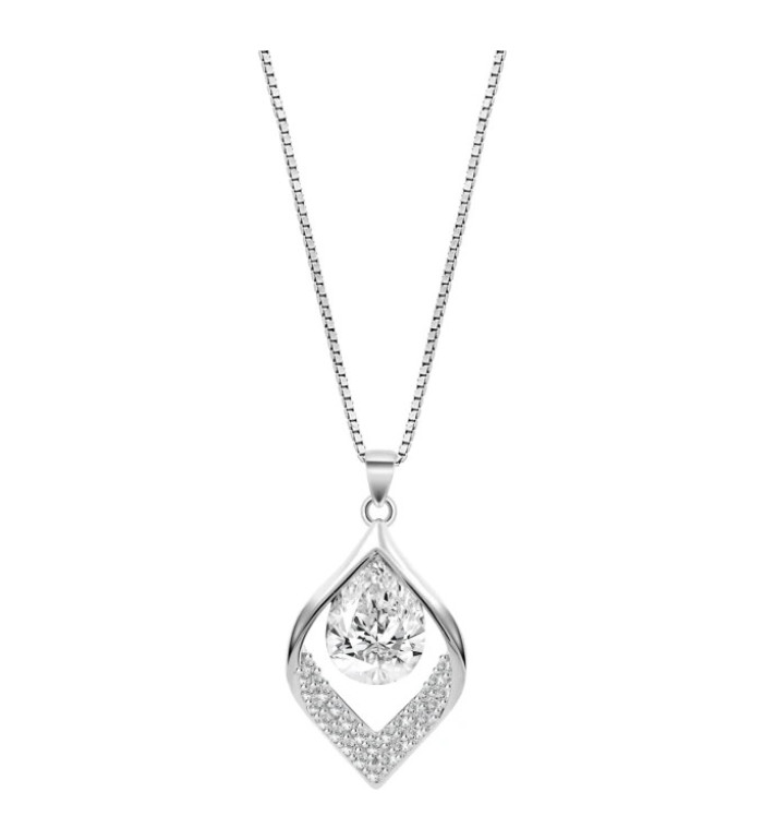 LOTUS SILVER SILVER NECKLACE LP3711-1/1