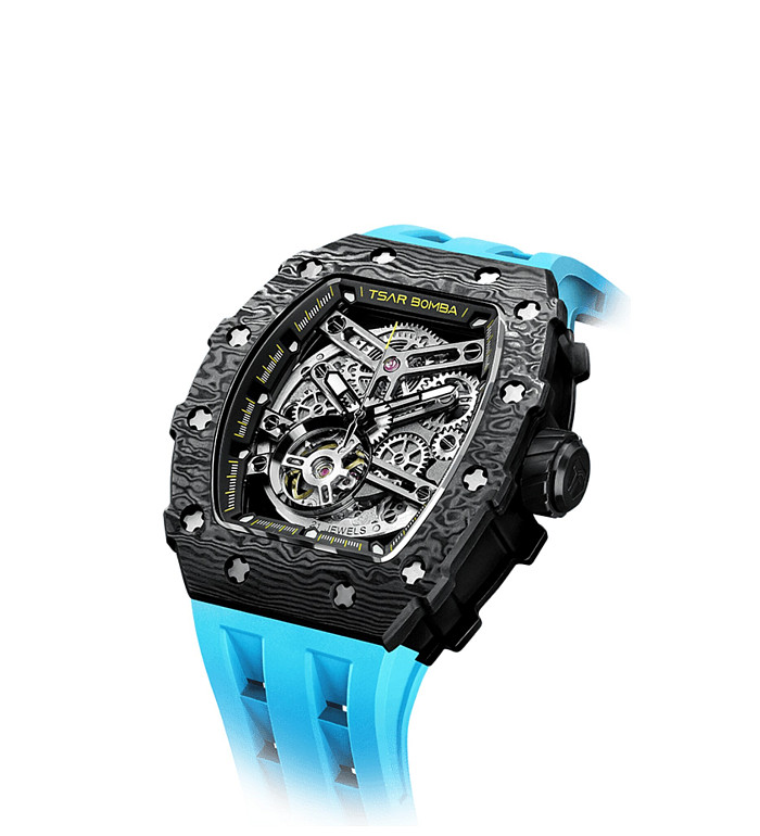 TSAR BOMBA T-Elemental Carbon Fiber Fashion Blue TB8208CF-41
