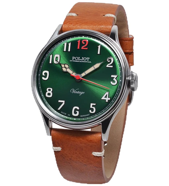 Часовник POLJOT INTERNATIONAL RETRO CLASSIC AUTOMATIC  39MM 2409.1220333