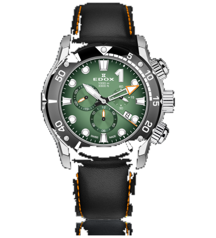 EDOX CO-1 QUARTZ 45MM MEN'S WATCH 10242 TIN VIN