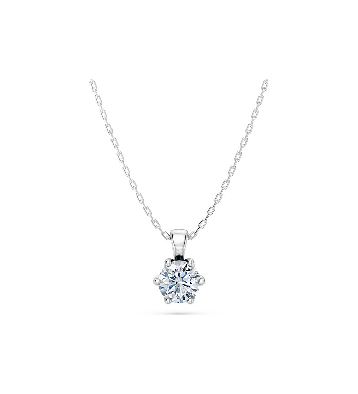 Cara колие с диамант 0.50 ct GIA сертификат – ЗЛАТНО БИЖУ 14К K104-10004W(5.1)/14K