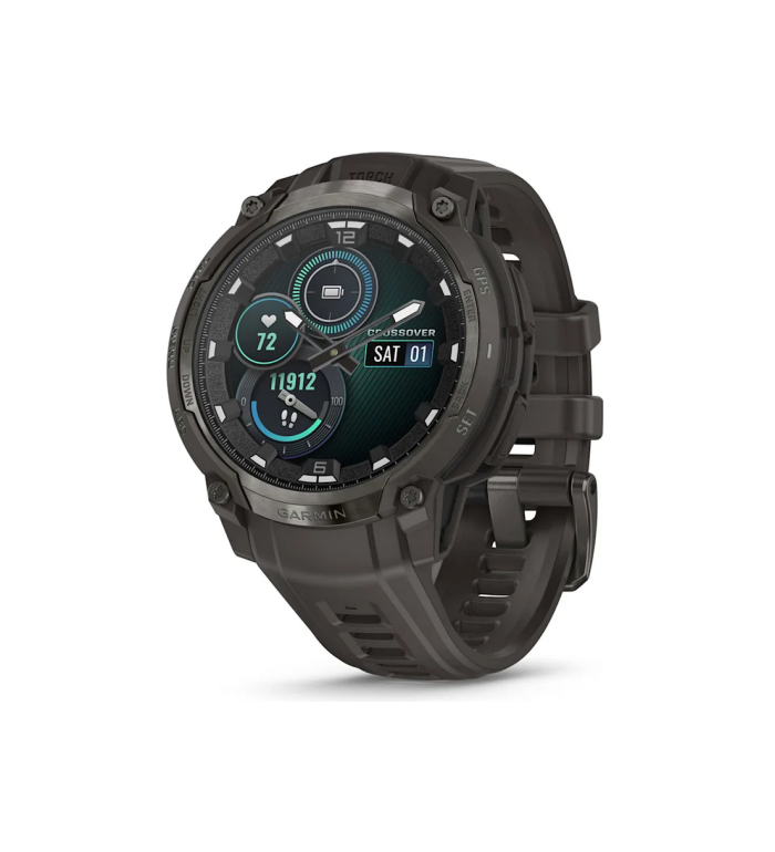 ЧАСОВНИК GARMIN INSTINCT CROSSOVER AMOLED CHARCOAL 010-03398-00