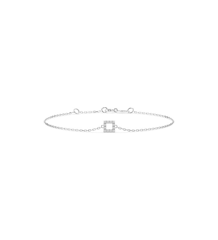 Cara гривна с диаманти 0.06 ct – ЗЛАТНО БИЖУ 14К K105-10016W/14K