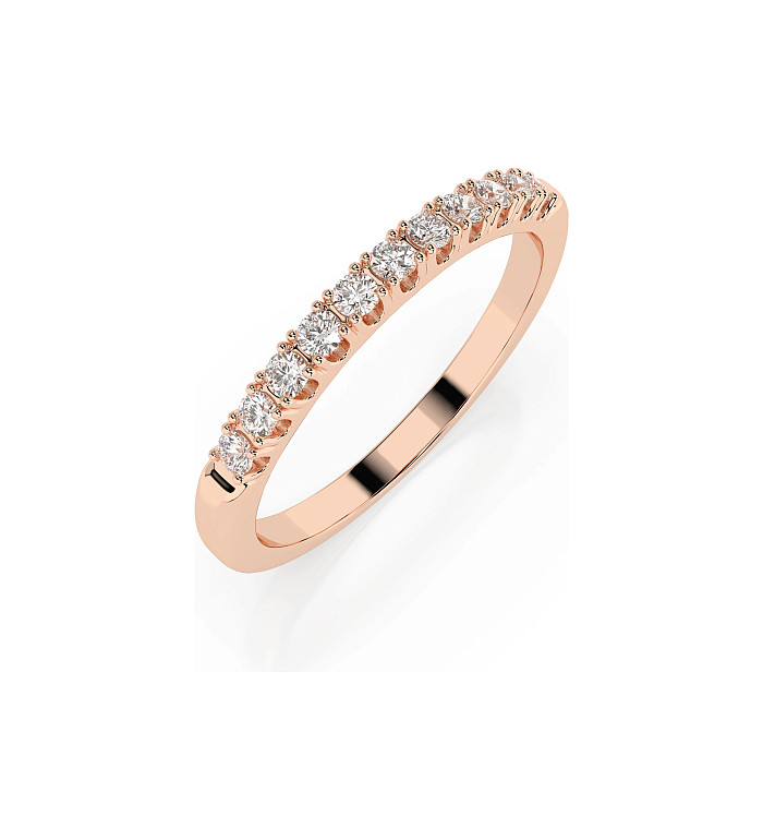 Cara пръстен с диаманти 0.22 ct – ЗЛАТНО БИЖУ 14К K101-10044/4R/14K