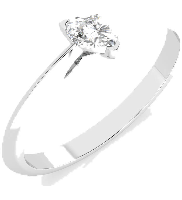CARA Златен пръстен с диамант 0.30 ct GIA сертификат K101-10190W HRT