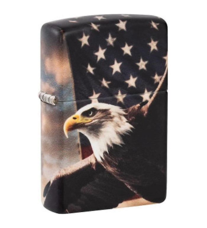 Запалка Zippo - Eagle USA Flag Design