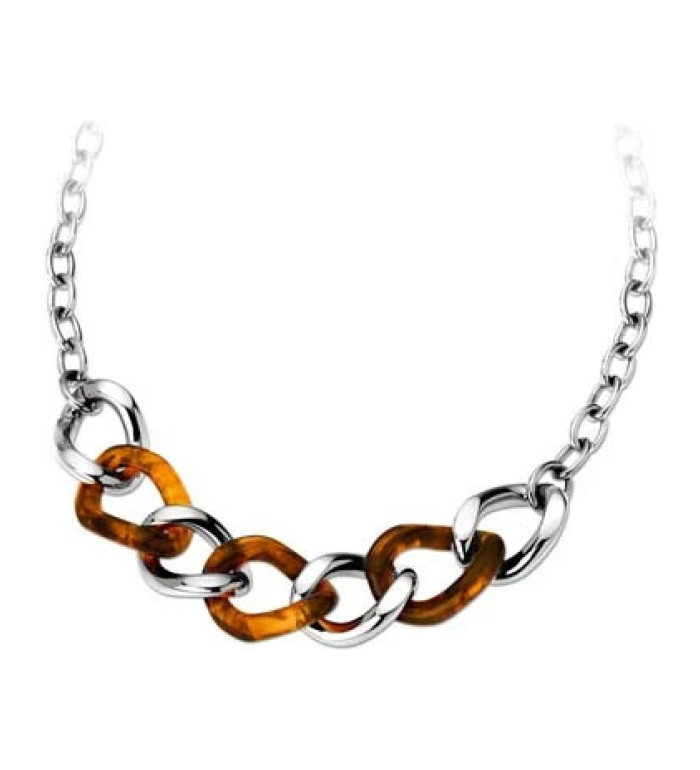 LOTUS STYLE WOMAN COOL STEEL NECKLACE LS1603-1/1