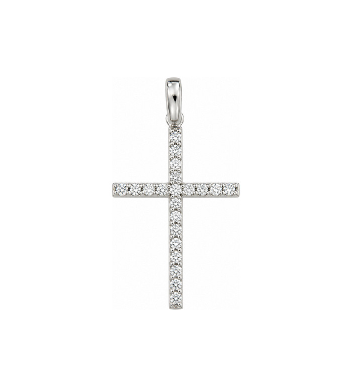 Cara Diamanti gold necklace with diamonds CLN1494H