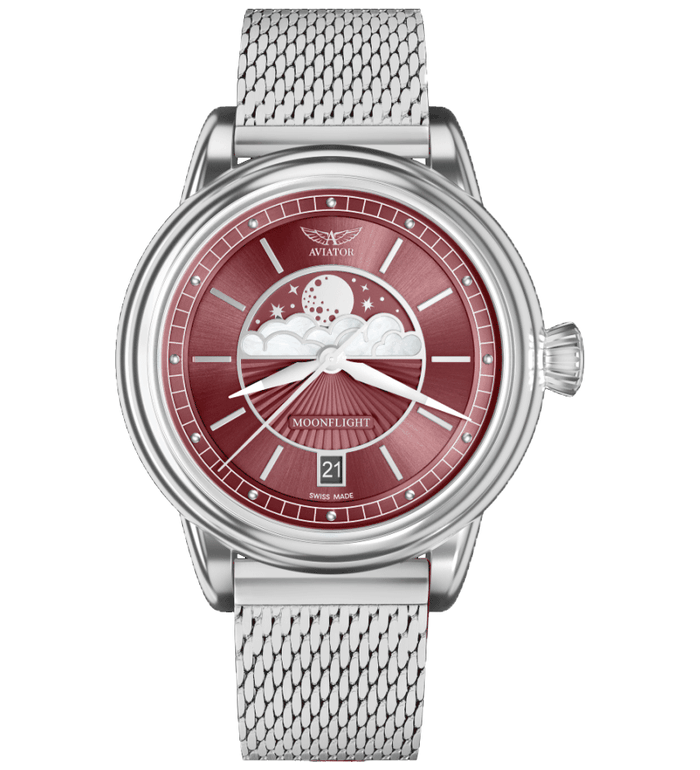 ЧАСОВНИК  AVIATOR DOUGLAS MOONFLIGHT 36MM V.1.33.0.264.5