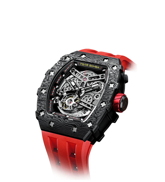 TSAR BOMBA T-Elemental Carbon Fiber Passion Red TB8209CF-32