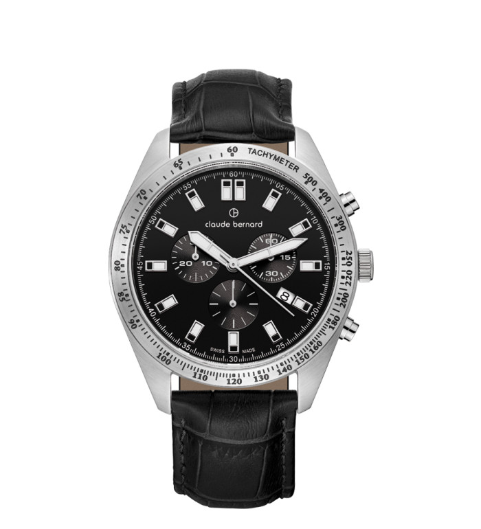 CLAUDE BERNARD CLASSIC CHRONO 43MM MEN'S WATCH  10247 3C NIN