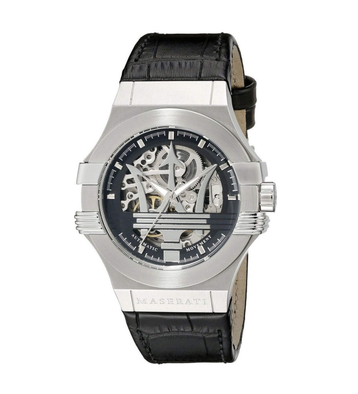 Maserati Potenza Automatic Silver Skeleton